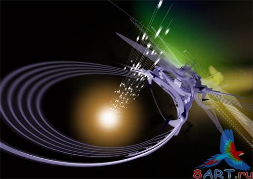 PSD - Dark Space Template