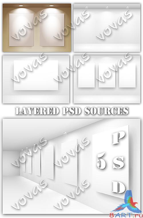 Layered PSD sources Blank Billboards