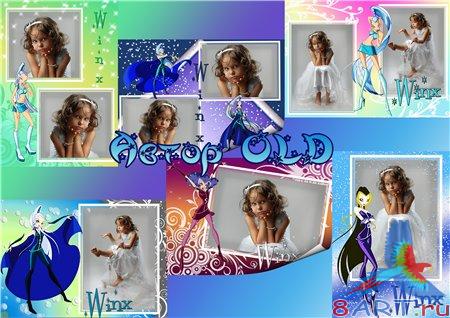 ������� ����� �� �������� � Winx -  �����