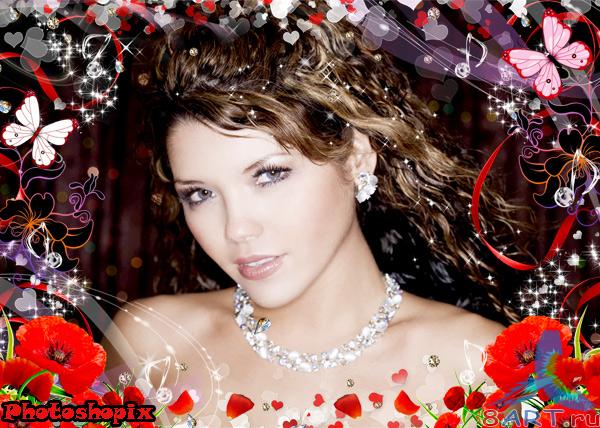 ��������� ����� � ������ ���� Photoshop � ������� ����