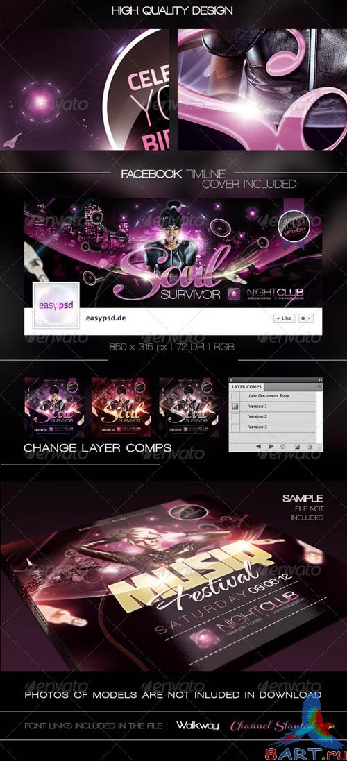 GraphicRiver Soul Survivor Flyer Template