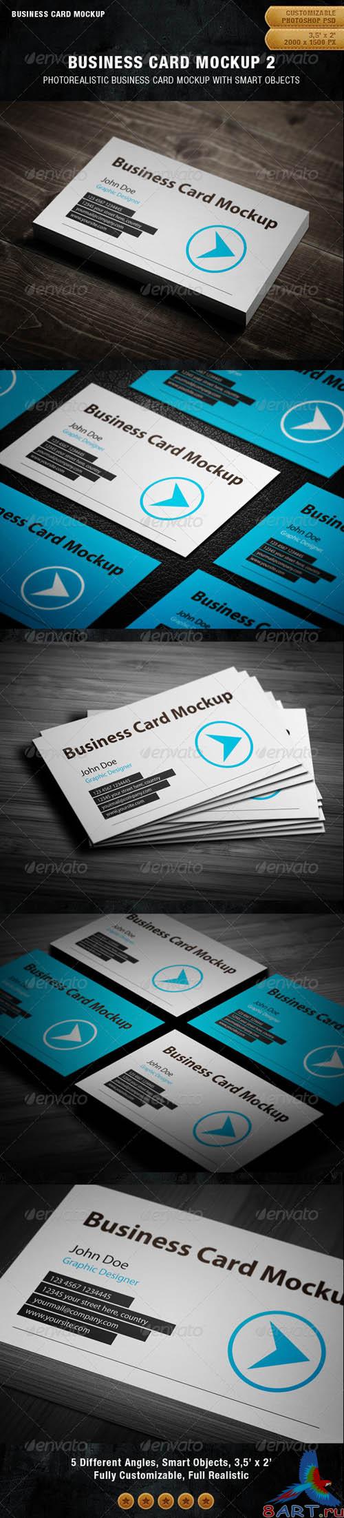 GraphicRiver Business Card Mockup 2 - REUPLOAD