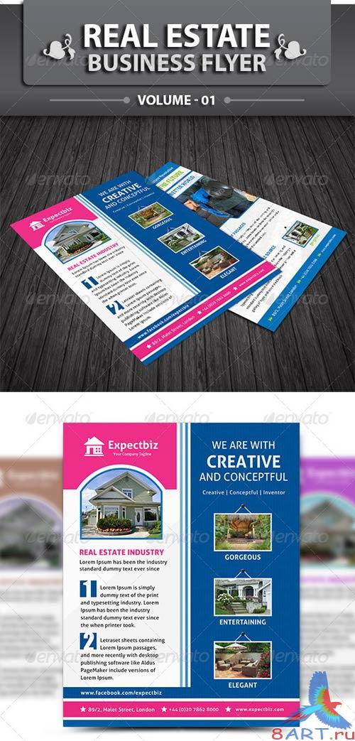 GraphicRiver Real Estate Business Flayer GraphicRiver Real Estate Business Flayer