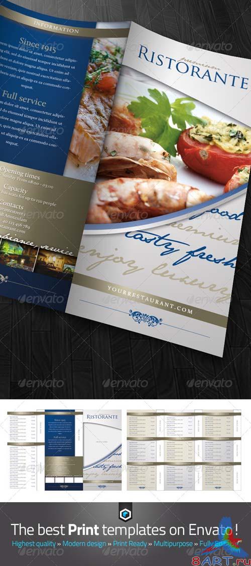 GraphicRiver RW Classy Restaurant Menu Card Template GraphicRiver RW Classy Restaurant Menu Card Template