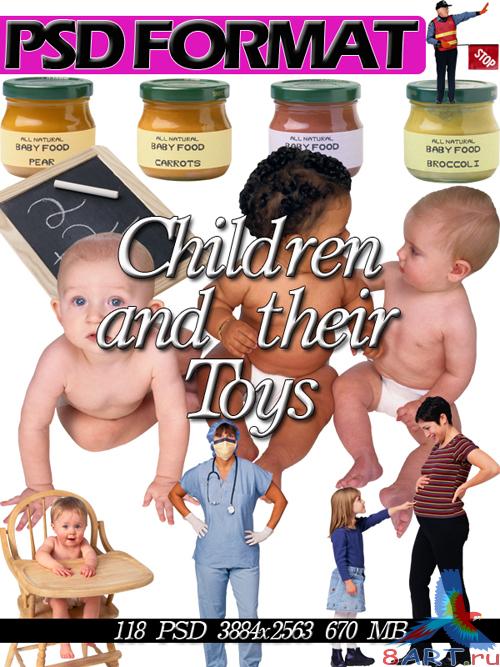Children and their Toys PSD