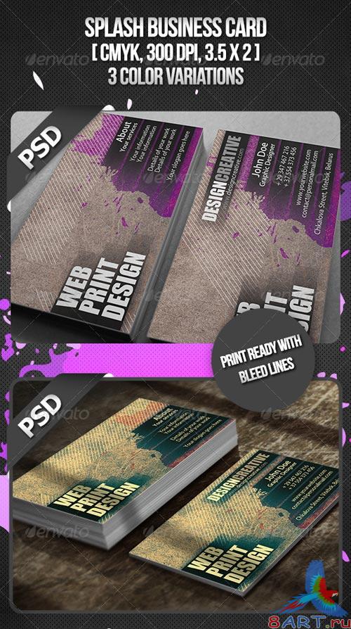 GraphicRiver Splash Business Card