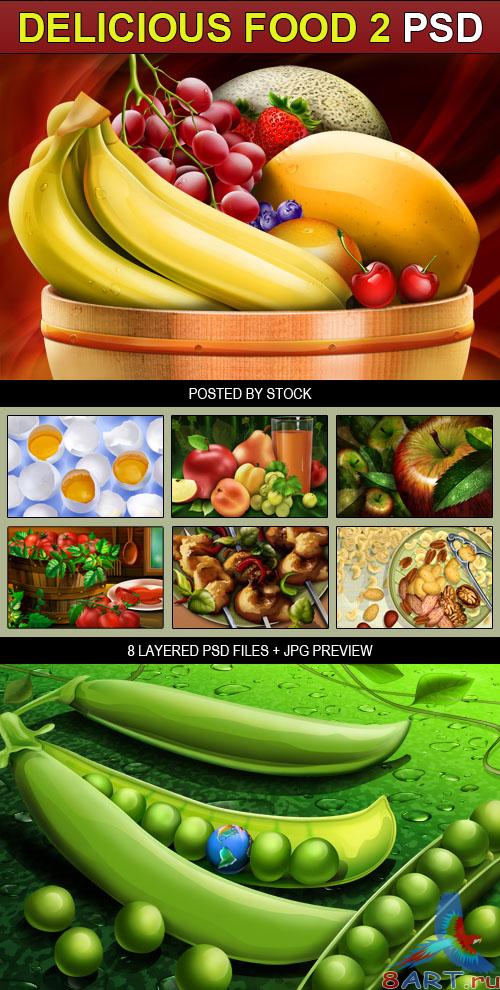 PSD Source - Delicious food 2