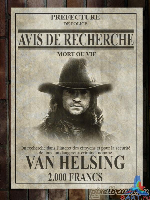 Avis de recherche (Wanted Dead or Alive) - ������������� ����� ����� ������ ������� (������������ �������� �� ������� Photoshop)