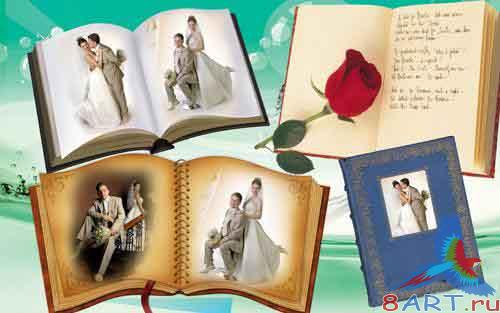 PSD-Wedding books