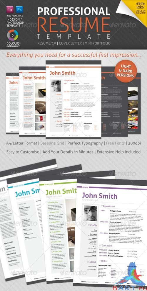 GraphicRiver Professional Resume/CV GraphicRiver Professional Resume/CV