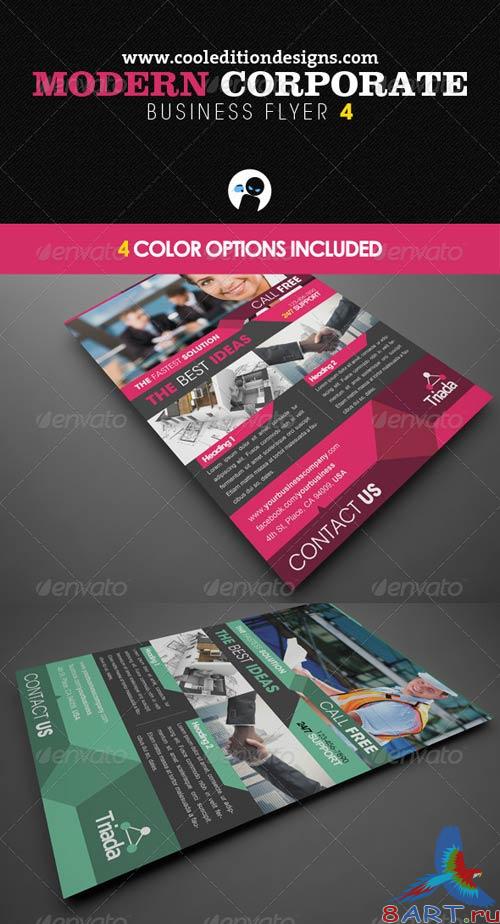 GraphicRiver Modern Corporate Business Flyer 4