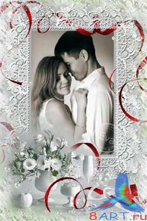 Рамочка в видах фотошопа - Свадебное фото для память Рамочка в видах фотошопа - Свадебное фото для память