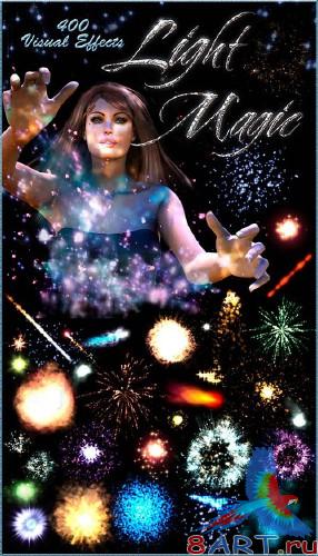 400 visual, lighting effects PSD