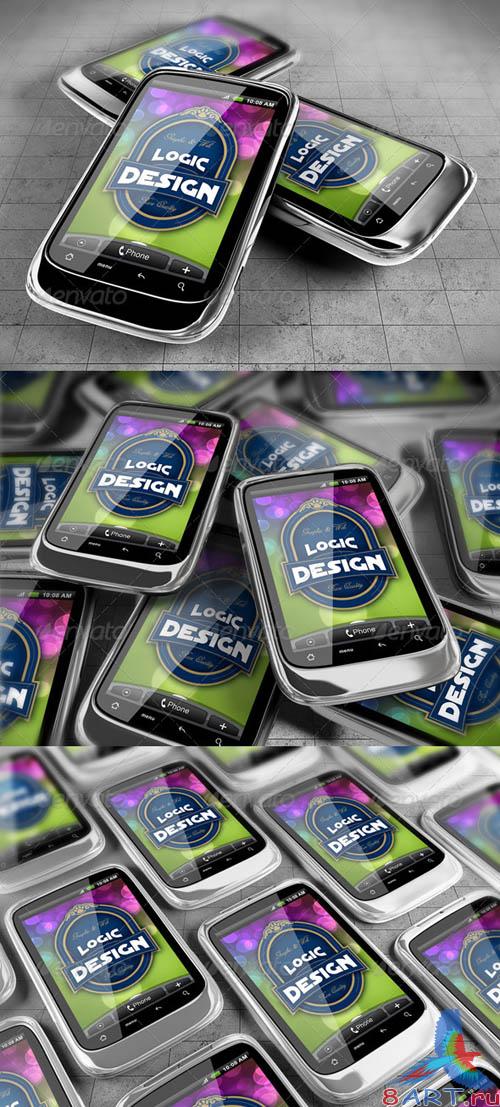 GraphicRiver Smart Phones Mock Up