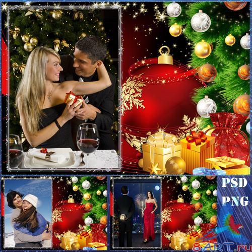 Фоторамка новогодняя - неестественный вечер Фоторамка новогодняя - неестественный вечер