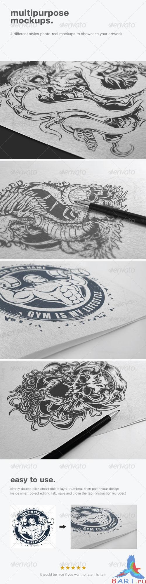 GraphicRiver - Multipurpose Mockups 2746430