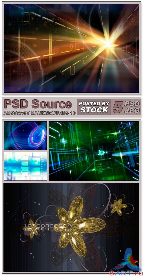 Layered PSD Files - Abstract backgrounds 10