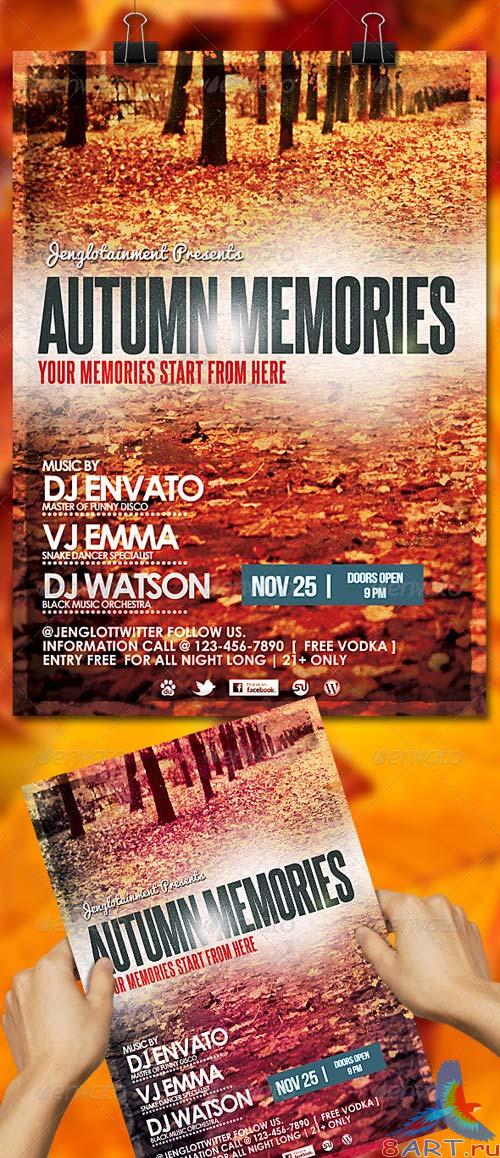 GraphicRiver Autumn Memories Flyer / Poster GraphicRiver Autumn Memories Flyer / Poster