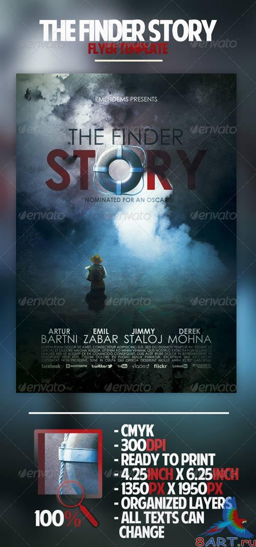 GraphicRiver - The Finder Story Flyer 2550869 GraphicRiver - The Finder Story Flyer 2550869