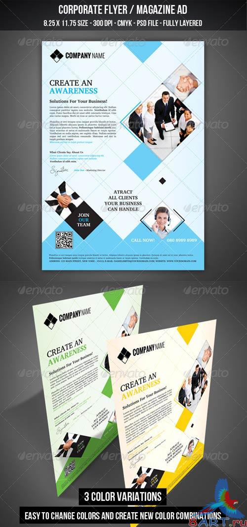 GraphicRiver Corporate Flyer / Magazine AD GraphicRiver Corporate Flyer / Magazine AD