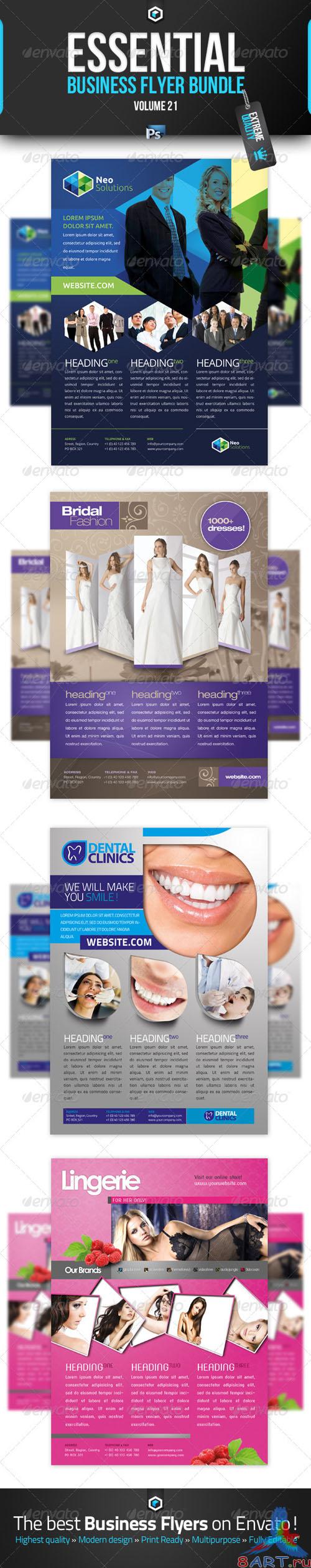 GraphicRiver - RW Essential Business Flyer Bundle Vol 21 - 2514254