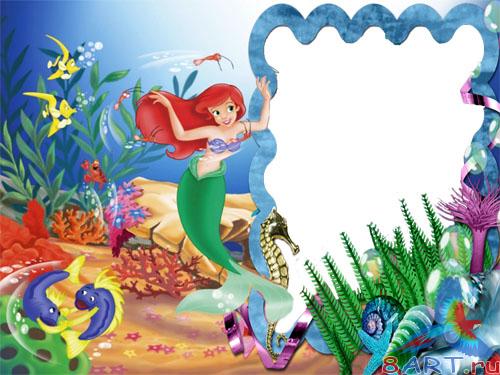 Рамочка русалочка Рамочка русалочка