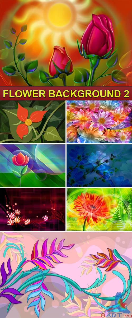 PSD Source - Flower background 2