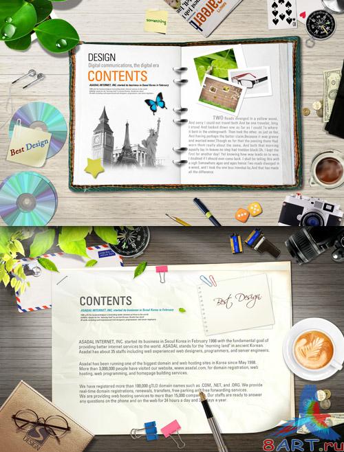 Sources - A table with items