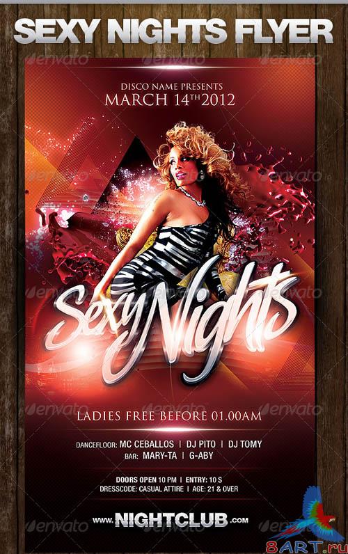 GraphicRiver Sexy Nights Flyer