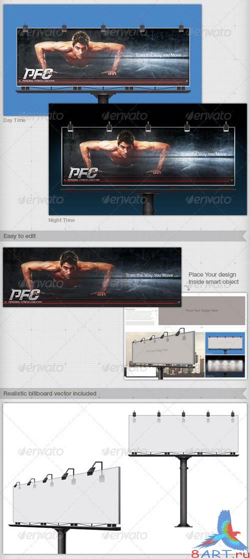 GraphicRiver Professional and Realistic Billboard Mock-Up GraphicRiver Professional and Realistic Billboard Mock-Up