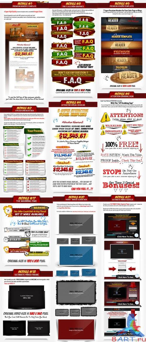 Marketing Graphic Templates (+ Fonts Included)