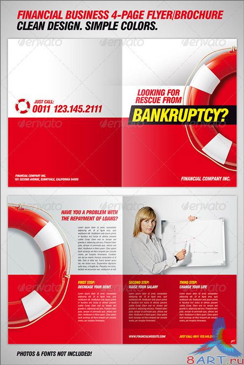 Bankruptcy Flyer Financial Brochure Template - GraphicRiver