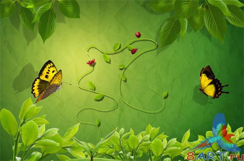 PSD - Green Nature Template