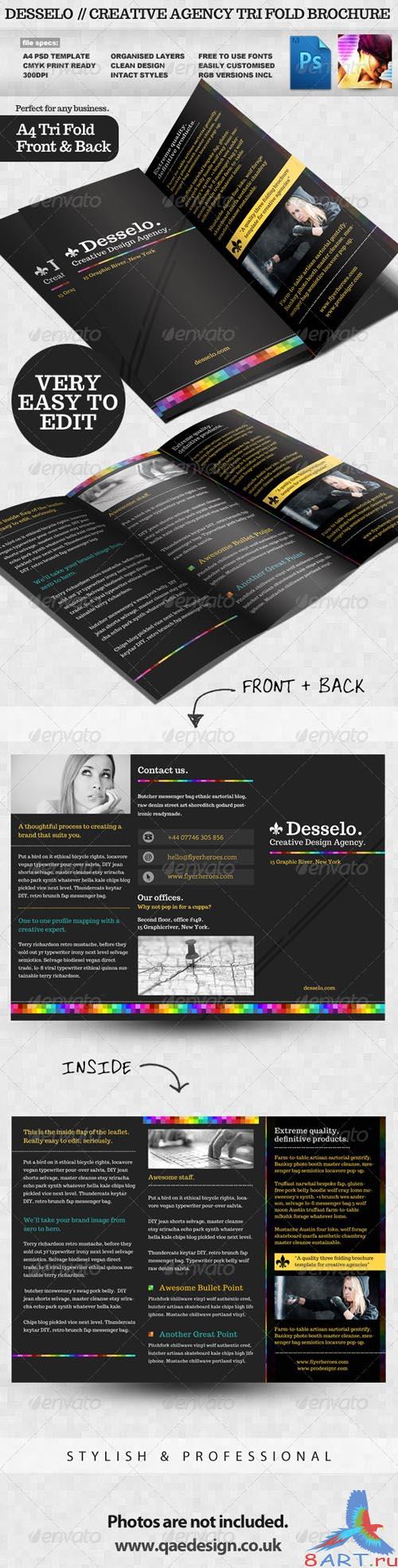 GraphicRiver Desselo - Creative Tri-fold Brochure Template