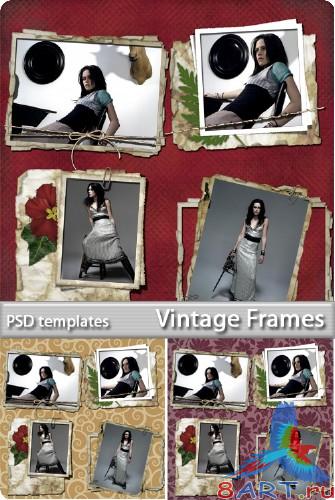 ����� ����� "Vintage" (PSD+PNG)