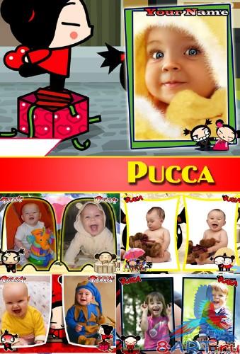 ���������� ����� "Pucca" (6 PSD + 6 PNG)