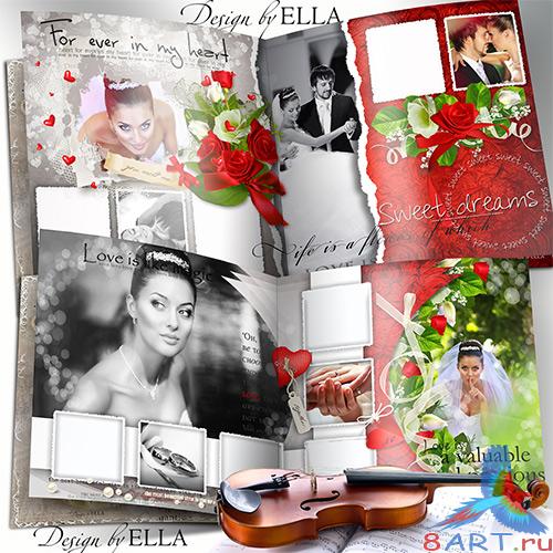 Роскошная свадебно-романтическая фотокнига-Любовь,как магия Роскошная
<br><center>
</center><br>
свадебно-романтическая фотокнига-Любовь,как магия