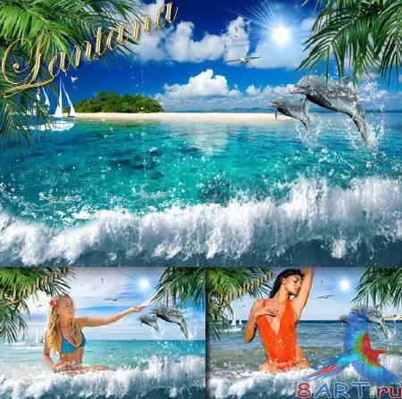 PSD ��������  - Blue lagoon