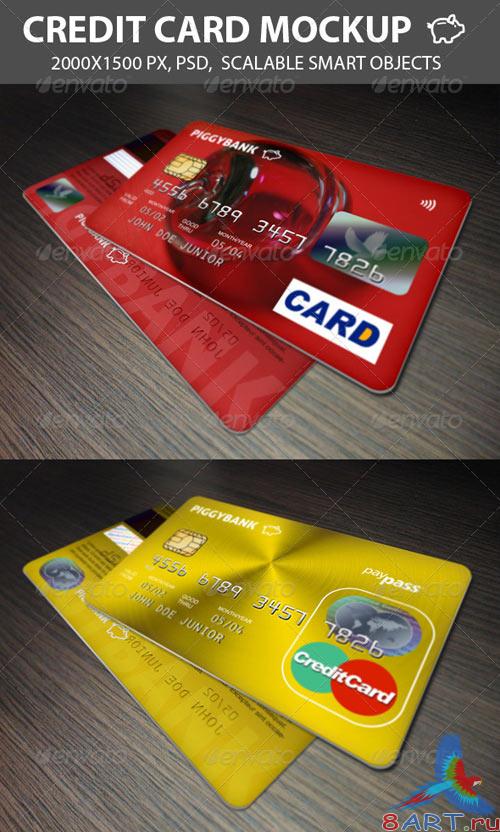 GraphicRiver Credit Cards Mockup