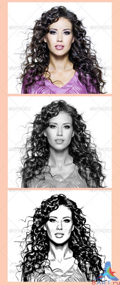 GraphicRiver Halftone It! GraphicRiver Halftone It!