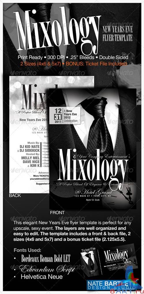 GraphicRiver Mixology - New Years Eve Flyer GraphicRiver Mixology - New Years Eve Flyer