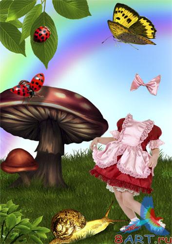 PSD исходник - Дюймовочка! PSD исходник - Дюймовочка!