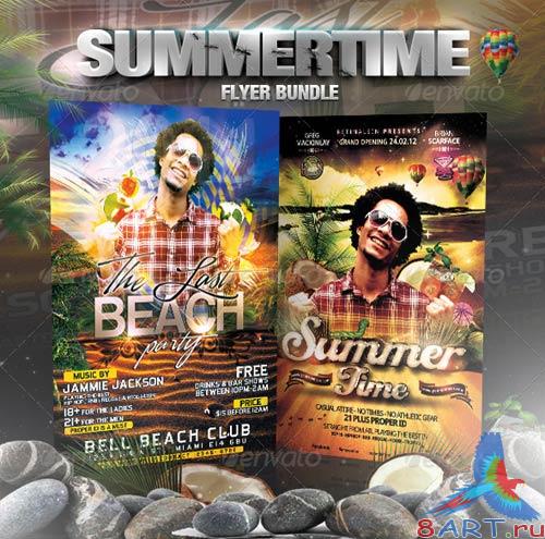GraphicRiver Summertime Flyer Bundle - 5in1