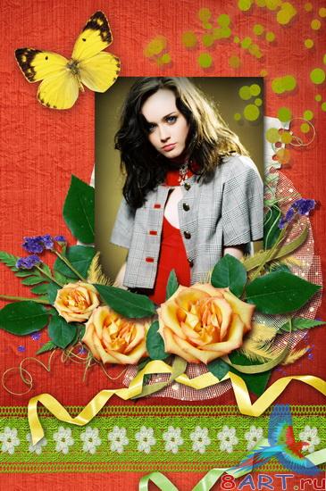 ����� � ����� ���� ���� - Roses &amp; Butterfly