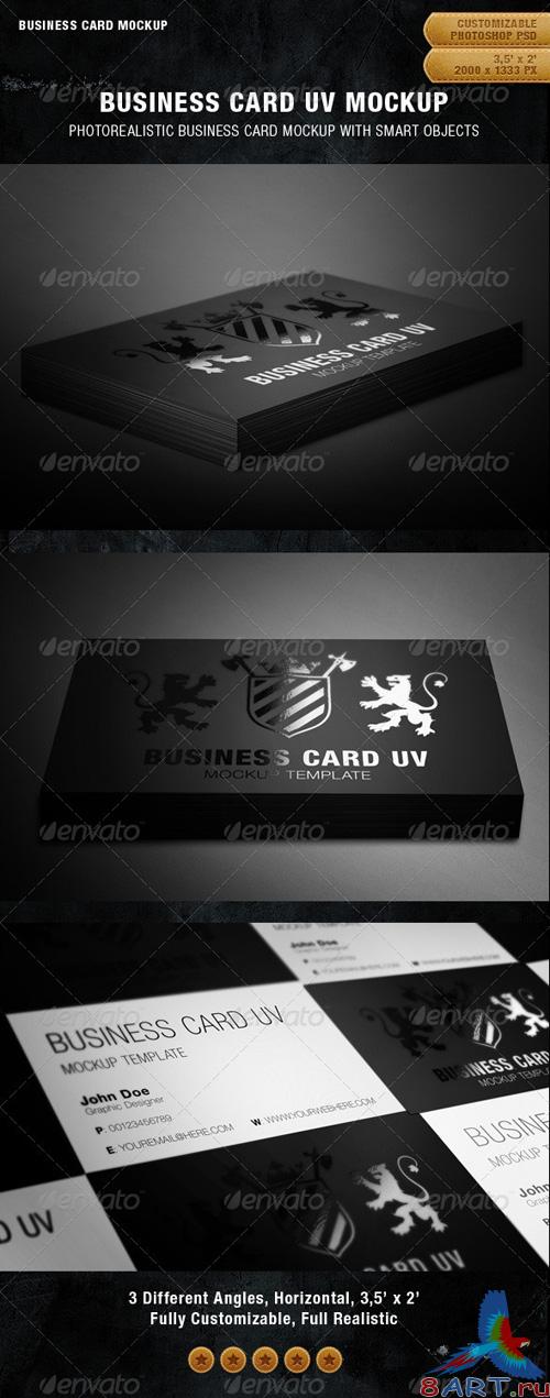 GraphicRiver Business Card UV Mockup - REUPLOAD