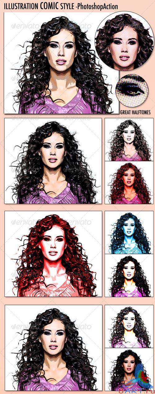 GraphicRiver Illustration Comic Style GraphicRiver Illustration Comic Style