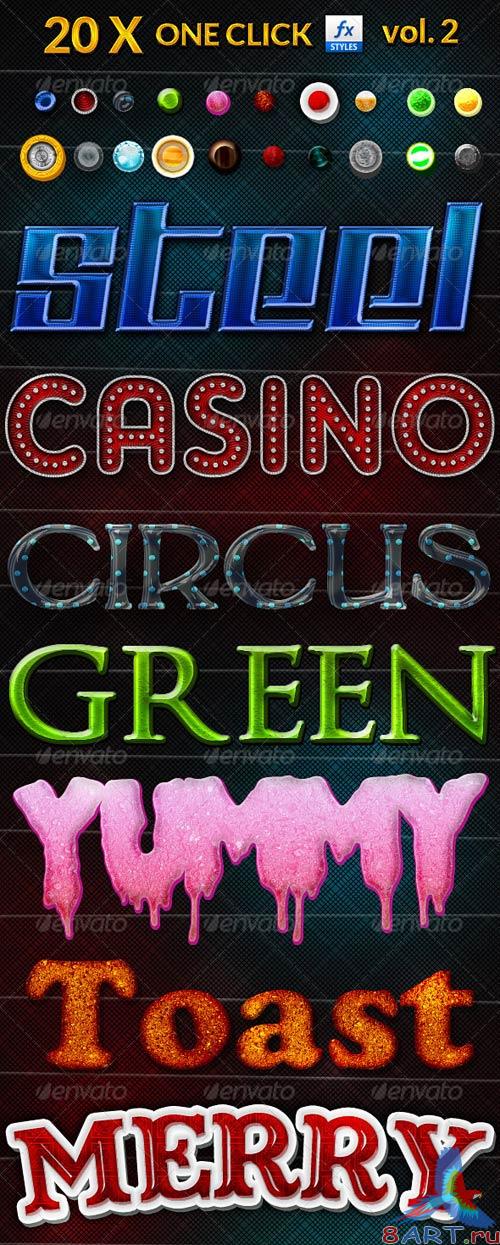 GraphicRiver 20 Exclusive Photoshop Layer Styles Pack vol.2 GraphicRiver 20 Exclusive Photoshop Layer Styles Pack vol.2