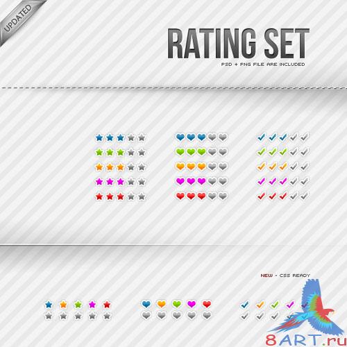 GraphicRiver - Rating / Karma sets
