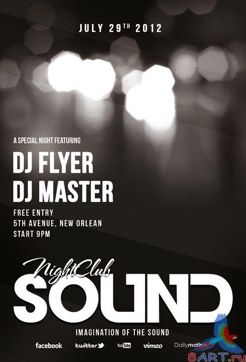 PSD Template - Sound Flyer/Poster