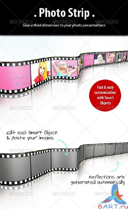 GraphicRiver Photo Strip Template GraphicRiver Photo Strip Template